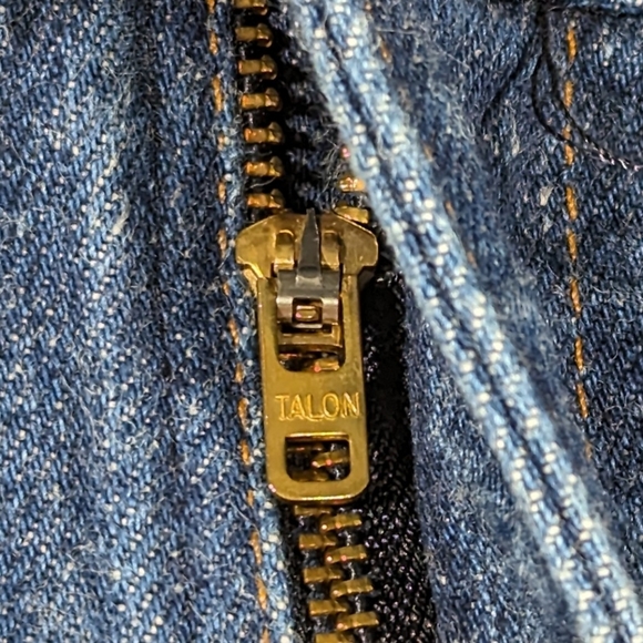 Vintage 70s Saddle King Key Jeans Size 34x29 Made in USA Talon Zipper - Picture 8 of 9